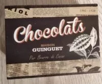 Jumlah gula yang masuk Chocolats pure origine