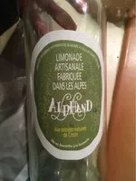 Sucre et nutriments contenus dans Alphand