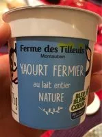 Sucre et nutriments contenus dans Ferme des tilleuls