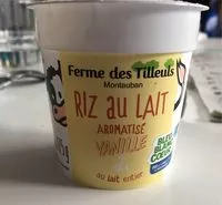 Sucre et nutriments contenus dans Ferme fes tilleuls montauban