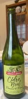 İçindeki şeker miktarı Cidre brut