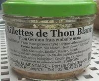 Amount of sugar in Rillettes de thon blanc