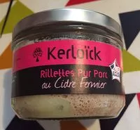 Sucre et nutriments contenus dans Kerloic