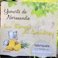 Sokerin määrä sisällä Yaourt de Normandie myrtilles