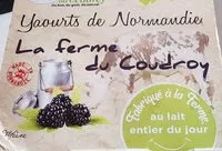 Amount of sugar in Yaourts de Normandie Mûre