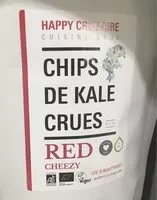 Quantité de sucre dans Chips De Kale Crues - Red Cheezy