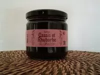 Quantité de sucre dans Confiture cassis et rhubarbe