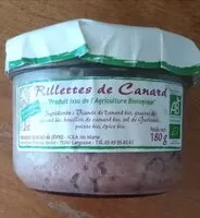 Cantidad de azúcar en Rillettes de canard