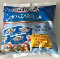 含糖量 Mozzarella 4x125g