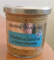 Jumlah gula yang masuk Rillettes de sardine au piment d'espelette