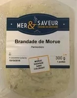 Sucre et nutriments contenus dans Morue france aquitaine