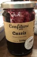İçindeki şeker miktarı Confiture extra Cassis