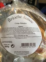 चीनी की मात्रा Brioche Suisse Crème Pâtissière