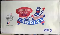 Sucre et nutriments contenus dans Lardina