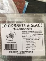 चीनी की मात्रा 10 Cornets A Glace Traditionnels