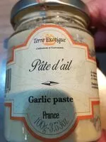 Amount of sugar in Pâte d'ail