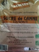 Sucre et nutriments contenus dans Andines