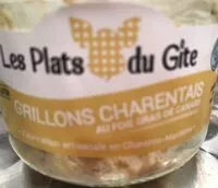 Sokerin määrä sisällä Grillons Charentais
