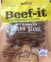 Sucre et nutriments contenus dans Beef it