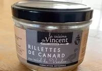 Cantidad de azúcar en Rillettes de canard
