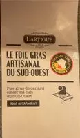 Jumlah gula yang masuk Foie gras de canard entier mi-cuit du sud-ouest