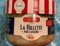 Jumlah gula yang masuk La rillette Pur canard