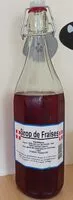 Quantité de sucre dans Sirop de fraise