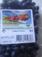 Sucre et nutriments contenus dans Perles rouge