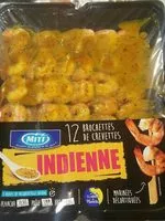 İçindeki şeker miktarı Brochettes crevettes