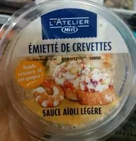 Quantité de sucre dans Émietté de Crevettes - Sauce Aïoli Légère