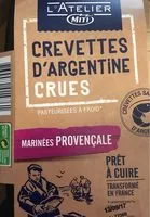 Quantité de sucre dans Crevettes d'argentine crues