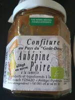 Sucre et nutriments contenus dans Confiture du pays du gout doux