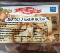 Suhkru kogus sees Tourtons a la viande VBF Hautes Alpes