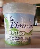 Sucre et nutriments contenus dans Ferme chapuis