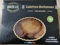 Sucre et nutriments contenus dans Biscuiterie brieuc