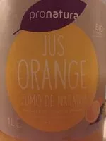 入っている砂糖の量 Jus d'orange