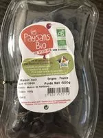 Jumlah gula yang masuk Raisin noir, Red Globe, Catégorie 2
