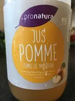 Sucre et nutriments contenus dans Pronaura