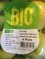 Suhkru kogus sees Pomme Golden Bio,