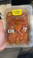 Количество сахара в Piperade