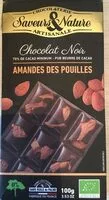 入っている砂糖の量 Chocolat noir - Amandes des Pouilles