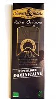 Jumlah gula yang masuk Pure Origine - Chocolat noir
