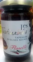 Sokerin määrä sisällä Tapenade d'olives noires