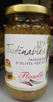 Sokerin määrä sisällä Les Tartinables Tapenade d'Olives Vertes
