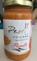 Suhkru kogus sees Le Pesto à la Siciliana tomate, ricotta et noix