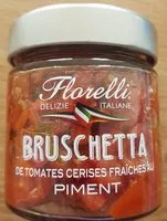 Zuckermenge drin Bruschetta de tomates cerises fraîches au piment