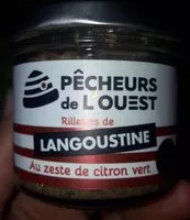 Zuckermenge drin Rillettes de Langoustines au zeste de citron vert bio