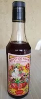 Quantité de sucre dans Sirop de Fraise de Carpentras