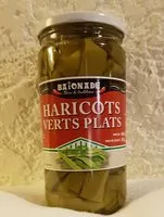 Suhkru kogus sees Haricots verts plats