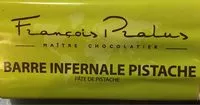 Zuckermenge drin Barre Infernale Pâte Pistache
